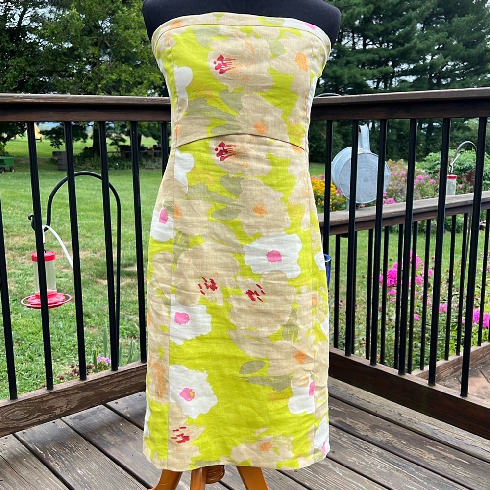 J. Crew  Strapless Dress